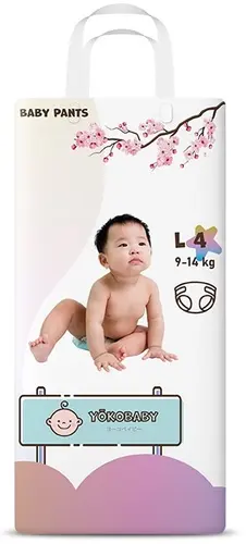Yokobaby подгузники-трусики 9-14 кг L