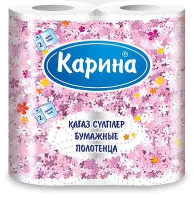 Карина полотенце 2 рулона