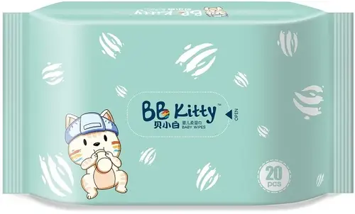 BB Kitty Влажные салфетки карманные, 20шт