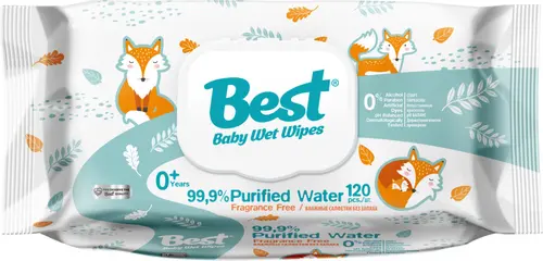 Best детские влажные салфетки, 120 шт