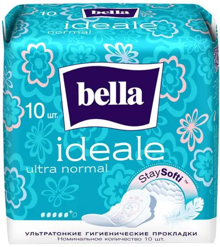 Bella Ideale Прокладки Нормал 5+ капель 10 шт