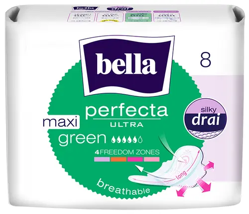 Bella Perfecta ultra Green Maxi 5 капель , 8 шт, сеточка