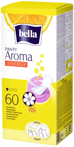 Bella Прокладки ежедневные Panty aroma energy, с цитрусовым ароматом, 60 шт