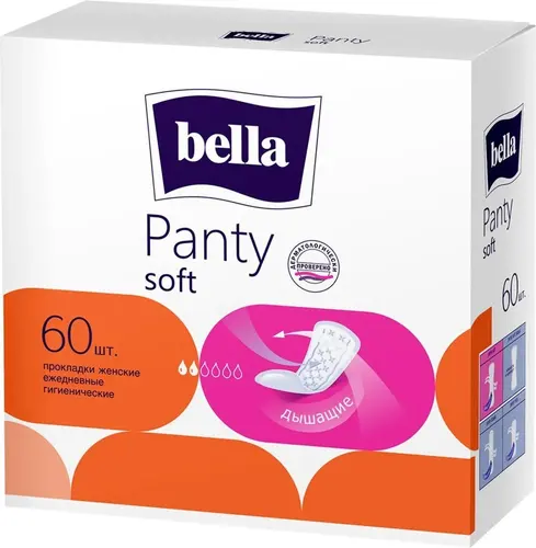 Bella Прокладки ежедневные Panty soft , 60 шт.