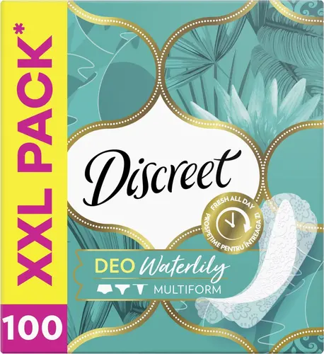 Discreet Ежедневные прокладки Water Lily, 100 шт