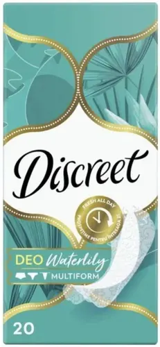 Discreet Ежедневные прокладки Water Lily, 20 шт
