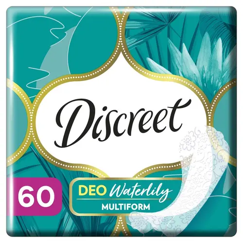 Discreet Ежедневные прокладки Water Lily, 60 шт