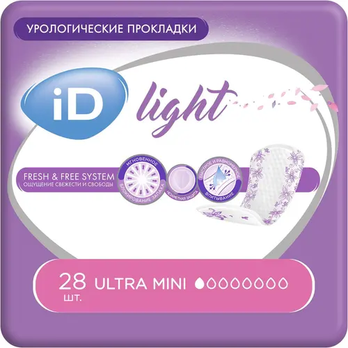 iD Урологические прокладки Light Ultra mini 28 шт