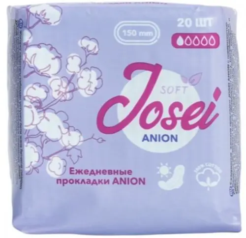 Josei Anion Ежедневные прокладки 1 капля 20 шт