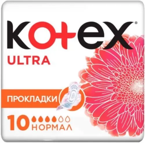 Kotex Ultra ультратонкие прокладки, 4 капли 10шт