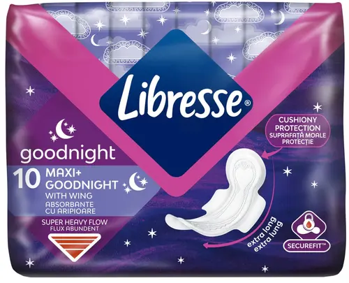 Libresse maxi ночные прокладки,  10 шт