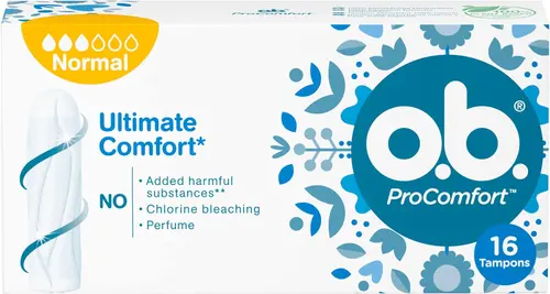 O.B. Тампоны женские гигиенические ProComfort normal, 16 шт