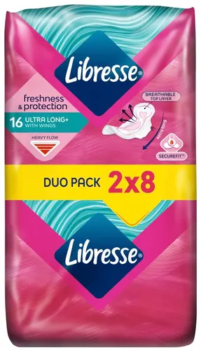 Прокладки впитывающие Libresse Ultra Super 3 капли 16 штук