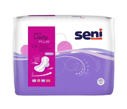 УРОЛОГИЧЕСКИЕ ПРОКЛАДКИ SENI LADY PLUS, 6 капель,15ШТ