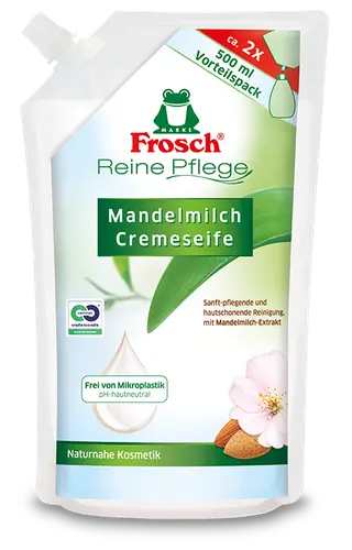 Frosch Жидкое мыло Миндальное молочко (запаска), 500 мл