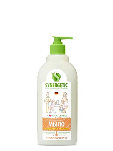 Synergetic жидкое мыло «Миндальное молочко» 500мл