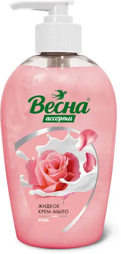 Весна Ассорти Жидкое крем-мыло Роза 280мл