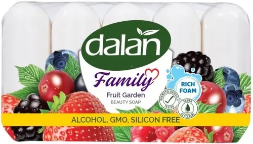 Dalan Family мыло Фруктовый сад 5 шт по 75 гр