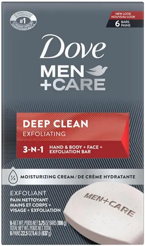 Dove Men Мыло Глубокая чистка 3в1 для рук и тела + лица + бритья 6х106 гр