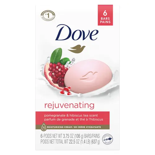 Dove Крем-мыло Гранат и лимон 6х106 гр