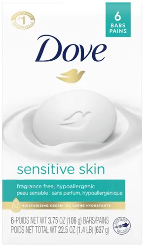 Dove Крем-мыло Чувствительная кожа 6х106 гр